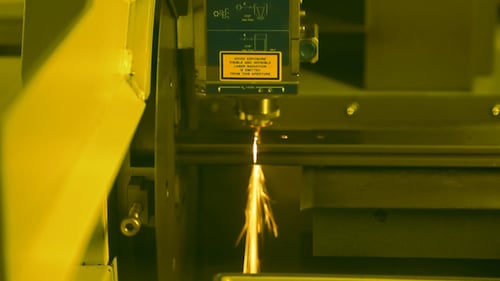 Laser Cutter Machine Cutting Metal