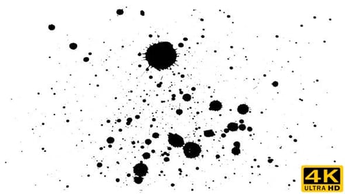 Many Ink Drops on Dry Paper 11