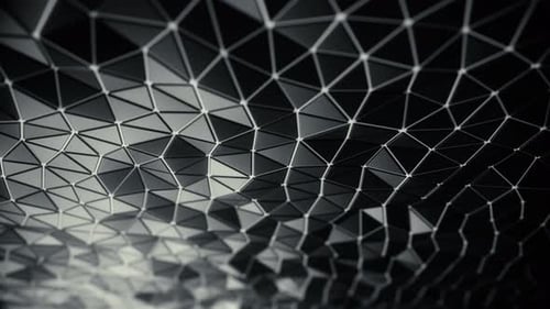 Abstract Geometric Grid Network Background Animation