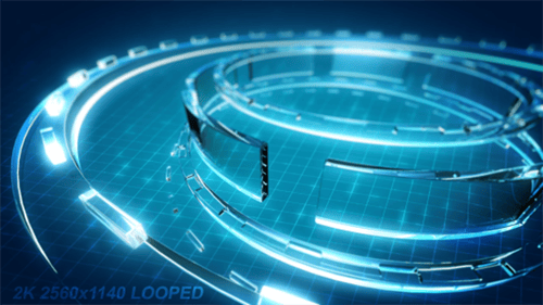 Abstract Circle Technology Background