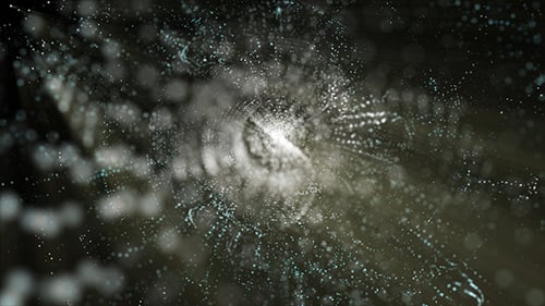 White Particles Background