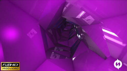 VJ Abstract 3D Tunnel