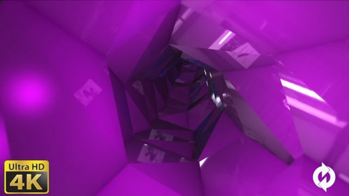 VJ Abstrakter 3D Tunnel