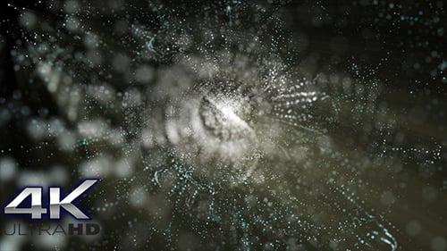 White Particles Background (Ultra HD)