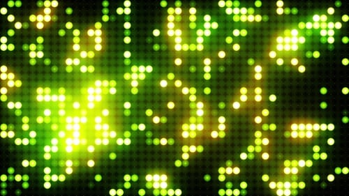 Green Led Animated VJ Background