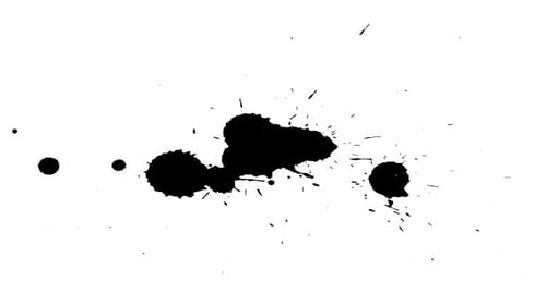 Fluid Black Ink Splatter Reveal Animation