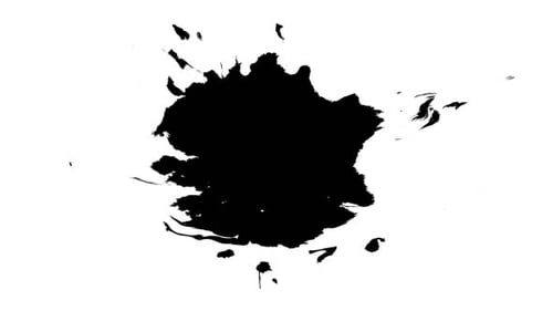 Fluid Black Ink Splatter Reveal Transition