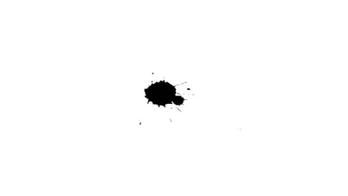 Ink Drop auf trockenem Papier 07