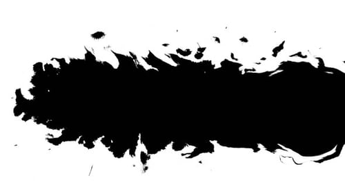 Fluid Black Ink Splatter Reveal Transition