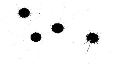 Dynamic Ink Splashes Reveal Transition Element