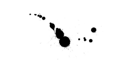 Fluid Ink Splatter Reveal Transition Animation