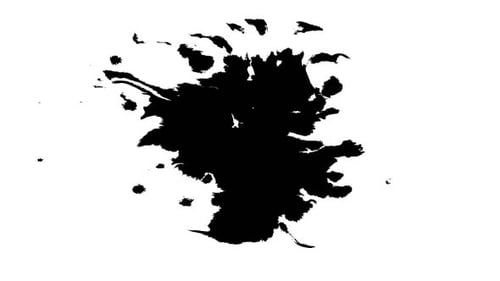 Organic Ink Bleed Spill Reveal Transition Element