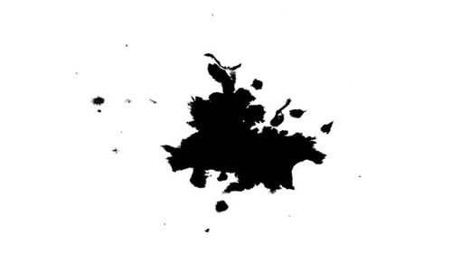 Fluid Ink Splatter Transition Element