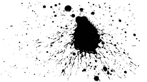 Many Ink Drops on Dry Paper 09