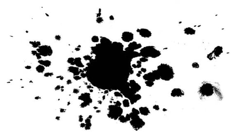 Abstract Fluid Ink Splatter and Spread Animation