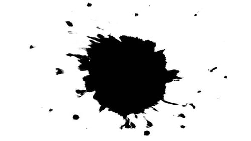 Organic Black Ink Splatter Reveal Transition