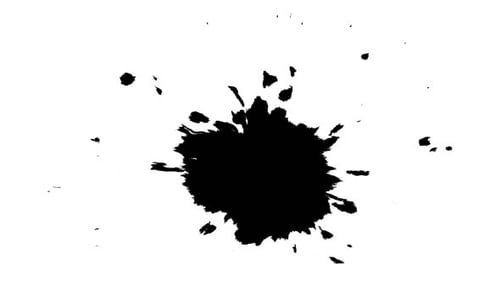 Gouttes d'encre sur papier humide 54