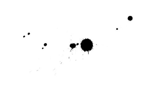 Abstract Ink Splatter Reveal Transition