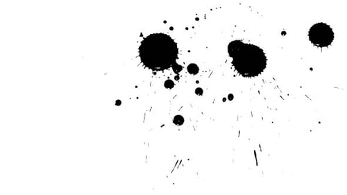 Ink Drops on Dry Paper 11