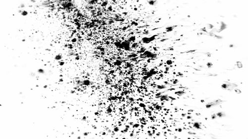 Organic Ink Splatter Reveal Transition