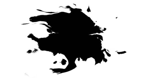 Organic Ink Spill Reveal with Fluid Motion