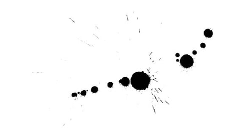 Dynamic Ink Splatter Reveal Transition