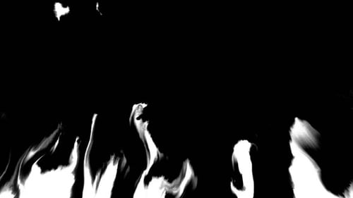 Ink Flowing From Top To Bottom on Wet Paper 07