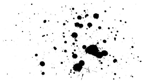 Many Ink Drops on Dry Paper 10