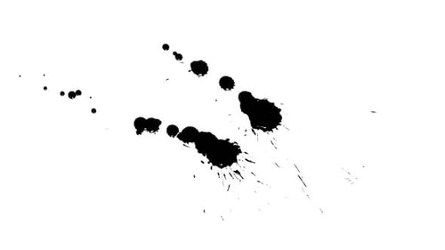 Animated Ink Splatters Reveal and Transition Overlay