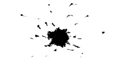 Gouttes d'encre sur papier humide 31