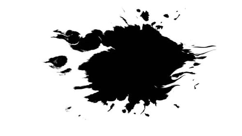 Fluid Ink Splatter Reveal Transition Effect
