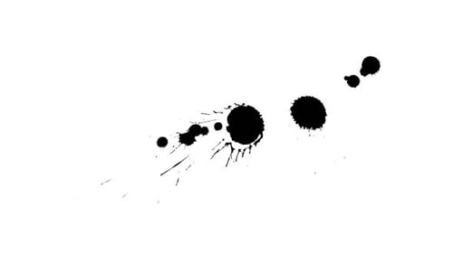 Dynamic Ink Splatter Reveal Transition