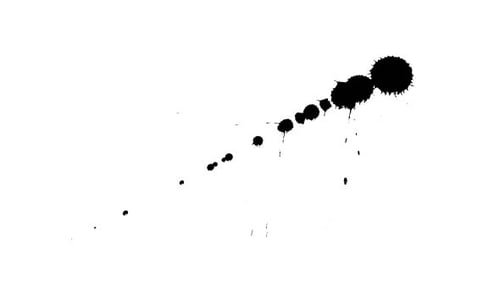 Ink Drop on Dry Paper 37