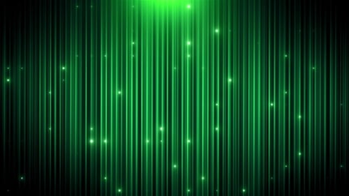 Green Glitter Led Animated VJ Background