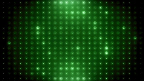 Fondo de VJ animado de bucle led verde