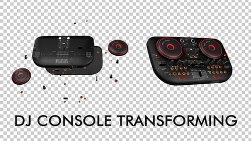3D DJ Controller Product Reveal Animation