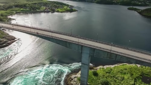 Whirlpools of the Maelstrom of Saltstraumen, Nordland, Norway