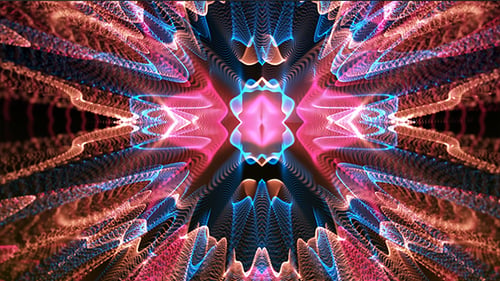 Kaleido Fantaisie Rouge et Bleu