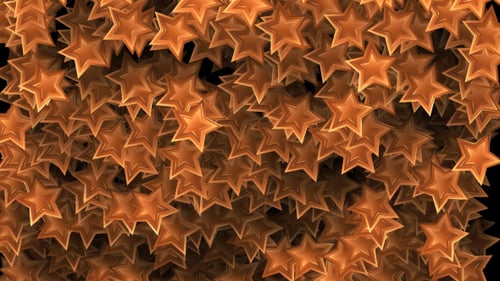 Star Glitter Upward Loop