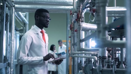 The Scientist on a Plant