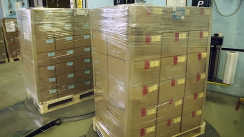 Automatic Packing of Boxes with Plastic Wrap
