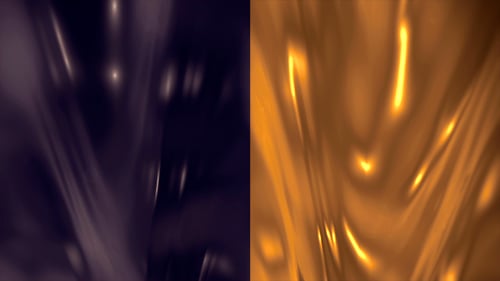 Shiny Abstract Fluid Waves Loop with Color Transition