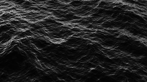 Seamless Dark Water Waves Abstract Loop Background