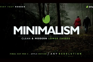 Minimal Lower Thirds For Final Cut Pro X