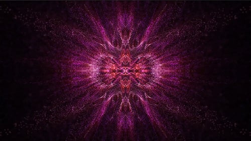 Kaleidoskop-Partikel-Hintergrund