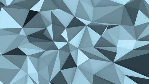 Abstract Geometric Blue Triangle Background Loop