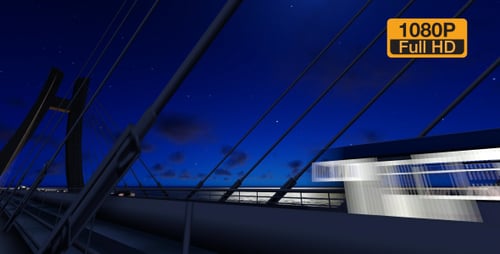Night Bridge Traffic
