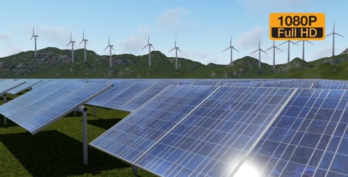 Солнечная панель с ветровой трибуной