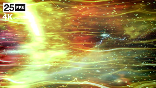 Dynamic Energy Flow Background Loop with Electric Streaks