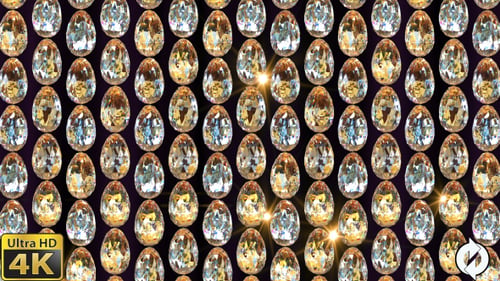 Golden Dimond Eggs Hintergrundschleife - mit Lichtern